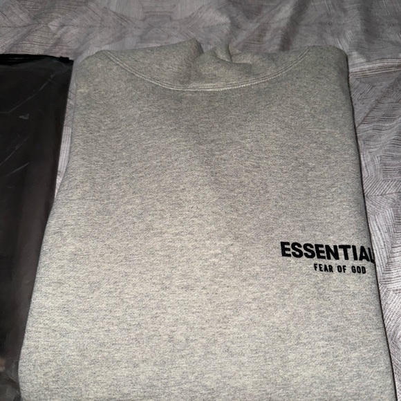 Fear of God Essentials Hoodie in Gray